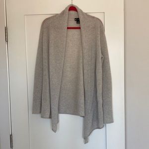 Bloomingdale’s Gray Cardigan Wrap